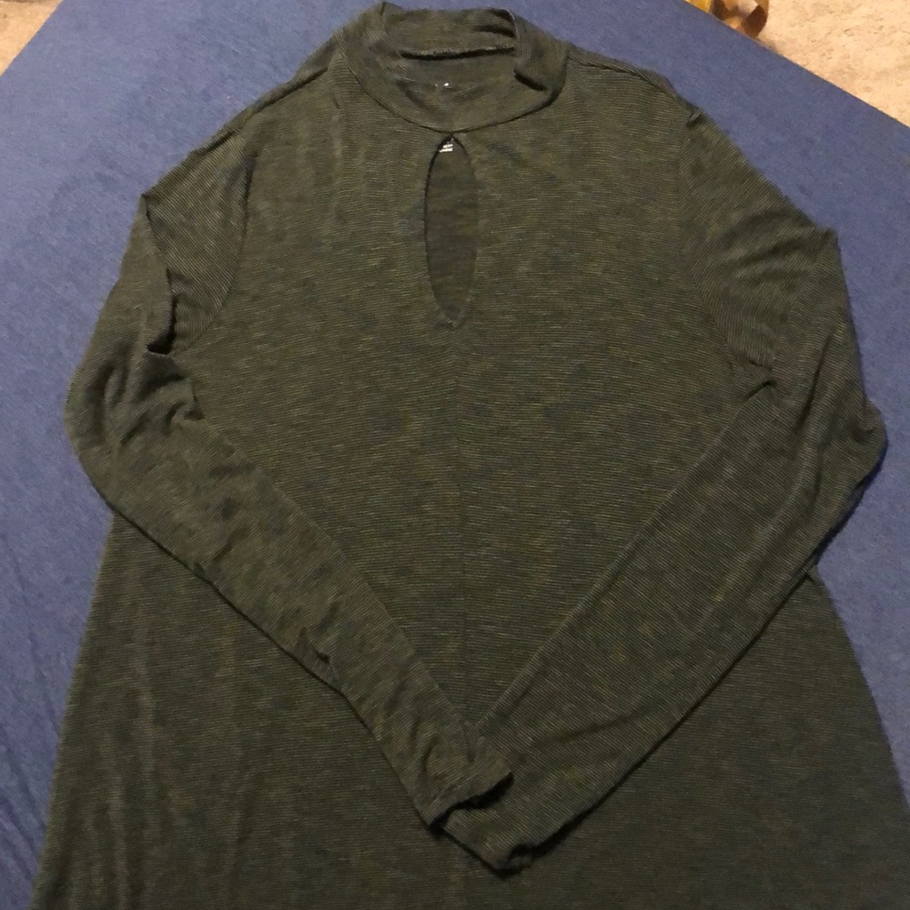 Mock long sleeve top